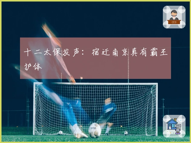 十二太保发声：宿迁南京真有霸王护体